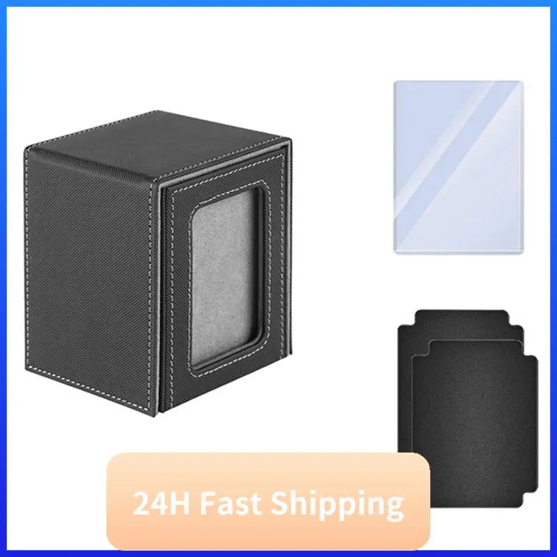 

T30C New Premium Trading Card Box To Protect Cards Trading Deck Box Suitable For Deck Leather Card Box