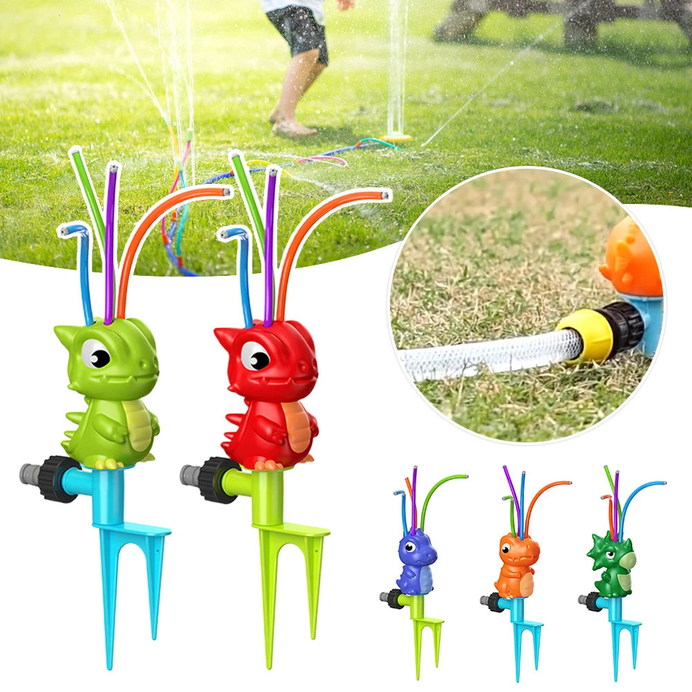 Lovely Children's Dinosaur Sprinkler Toys Animal Spinnings Sprinkler Toy For Boys Girls