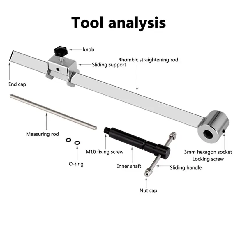 ABJX Bicycle Derailleur Hitch Alignment Gauge Tool Bike Repair Tools Derailleur Alignment Gauge Orientation Tool DROP SHIPPING