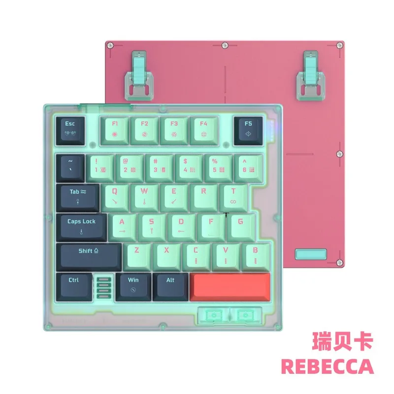HK35 left-hand one-handed magnetic axis keyboard RGB game e-sports special tile fearless contract FPS emergency stop