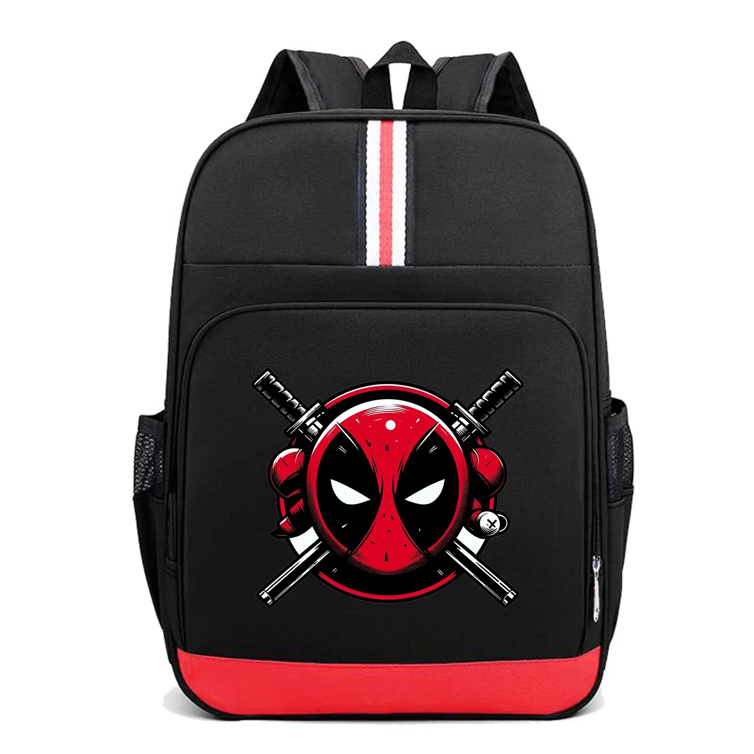 Deadpool & Wolverine Schoolbag Marvels Bags Movie Cartoon Characters Backpack Large Capacity Protect Shoulders School Supplies