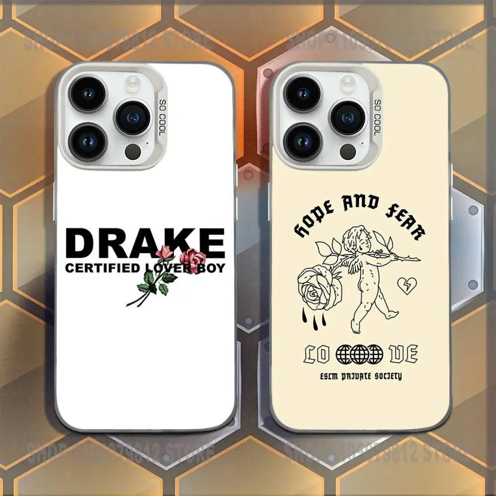 

Drake Certified Lover Boy Phone Case For iPhone XR,17,16,15,14,13,12,11,Mini,Pro,E,MAX White Candy Matte Shockproof Cover