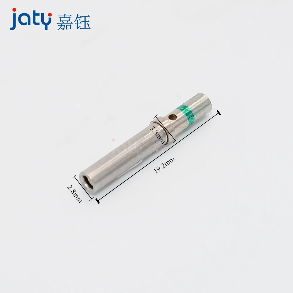 JATY 50 قطعة الألمانية DT محطات الذكور والإناث 14 AWG محطات تجعيد الصلبة دبوس 0462-209-16141/0460-215-16141