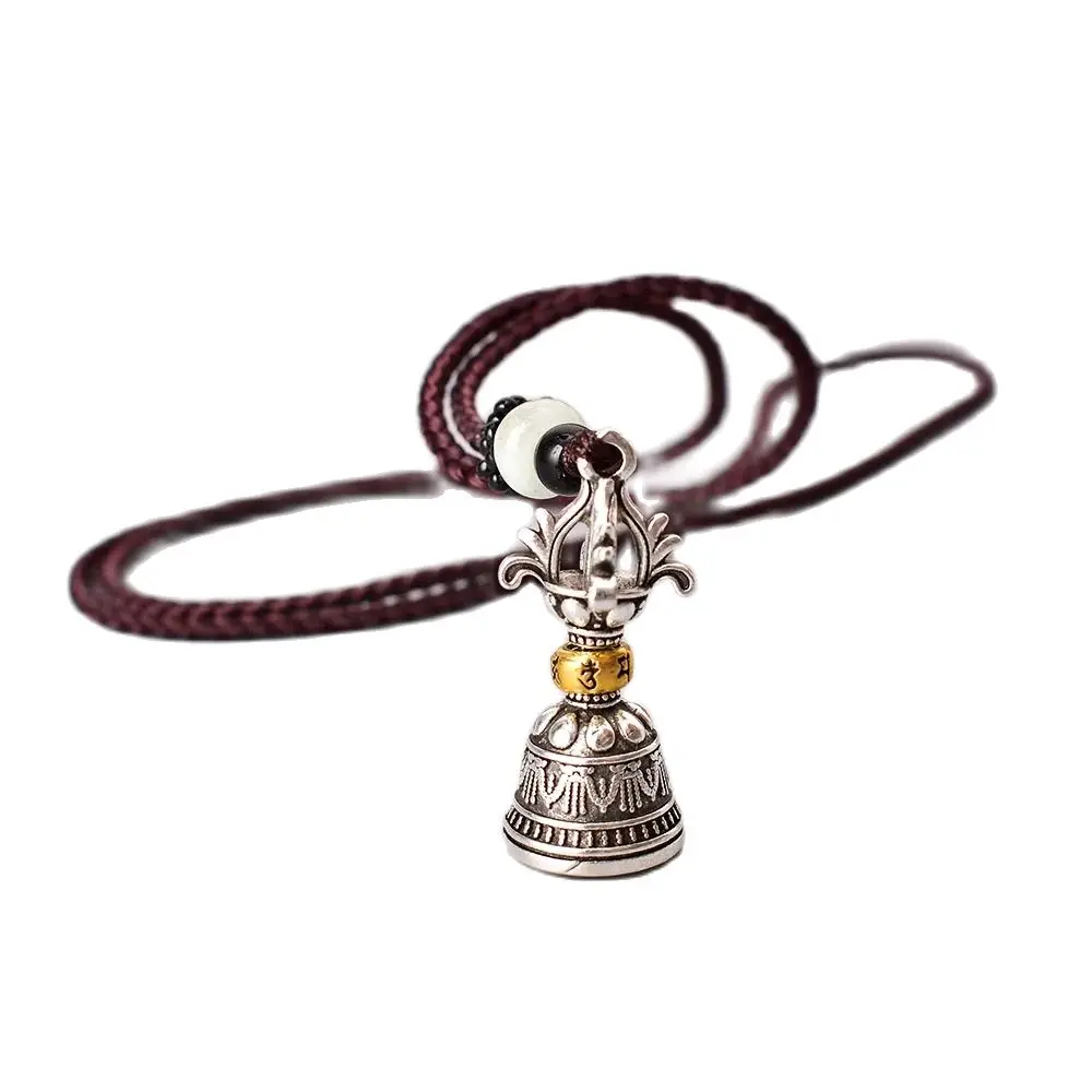 Pestle Vajra Phurba Ghanta Tibetan Dorje Bells Charm Pendant Necklace Religious Amulet Buddhism Mascot Jewelry Dropship