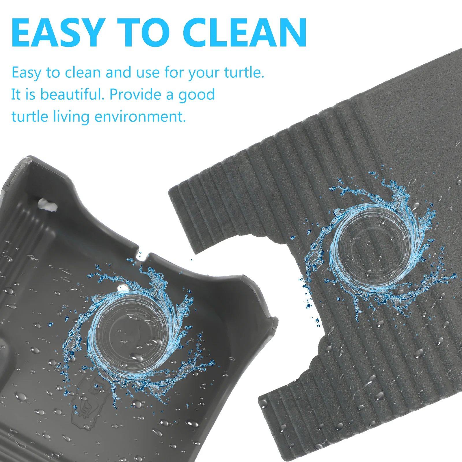 

2Pcs Plastic Turtle Basking Platform Aquarium Climbing Stand Floating Platform Fish Tank Turtle Resting Dock Reptile Dock