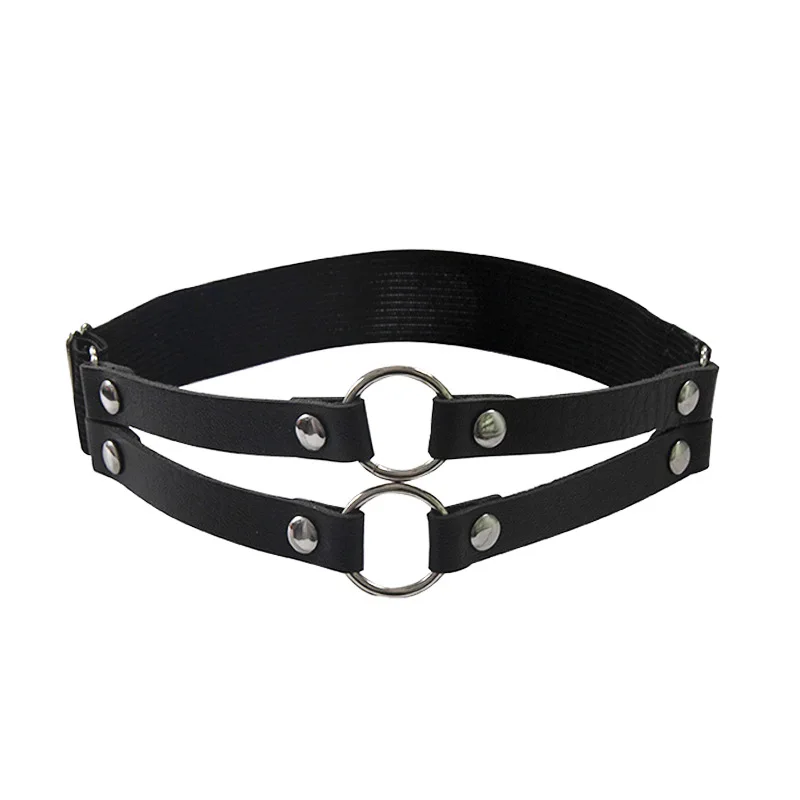 الأوروبية والأمريكية الساخن بيع شخصية حلقة مزدوجة الساق حلقة مرنة تعديل حزام الرباط المستديرة الأسهم