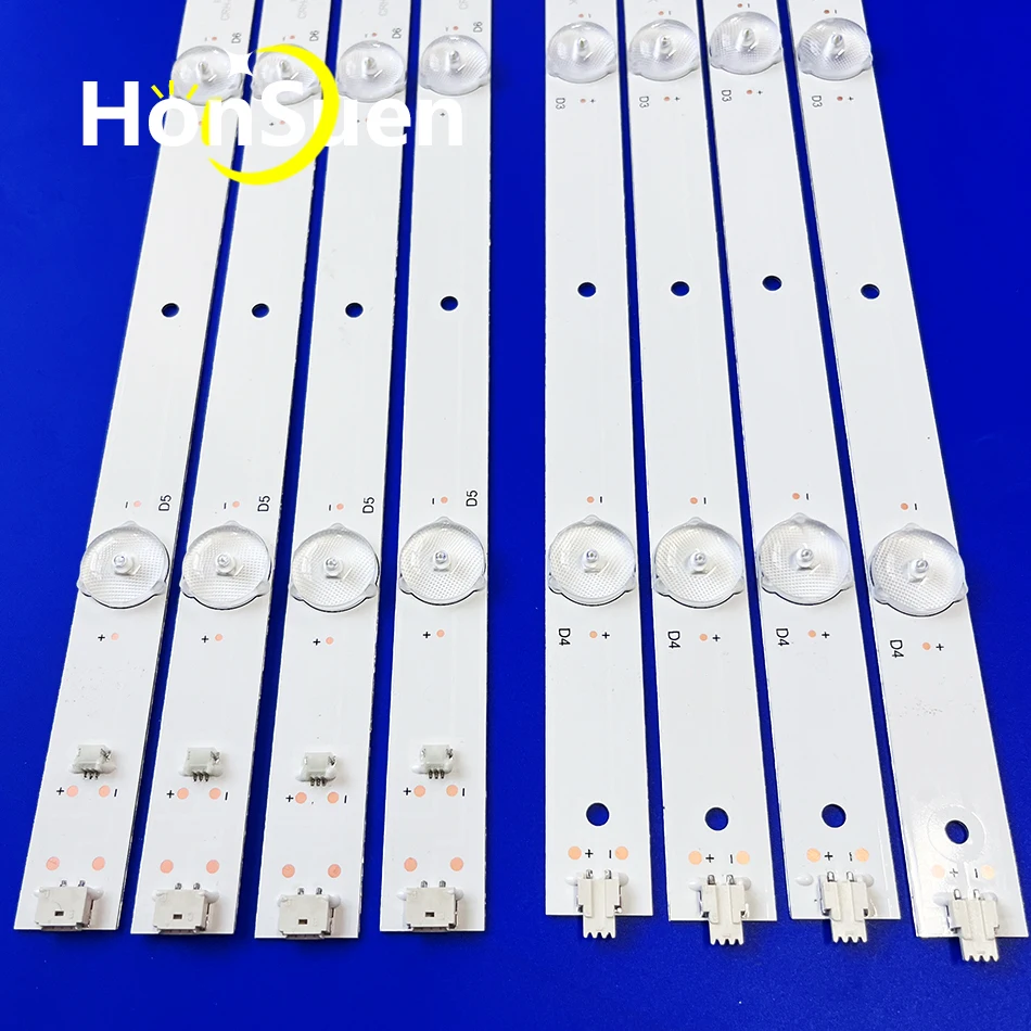 kit 10pcs LED Backlight strip for Atvio Le50f1000 Le50f1000a Le50f1000ua Le50ficcoa