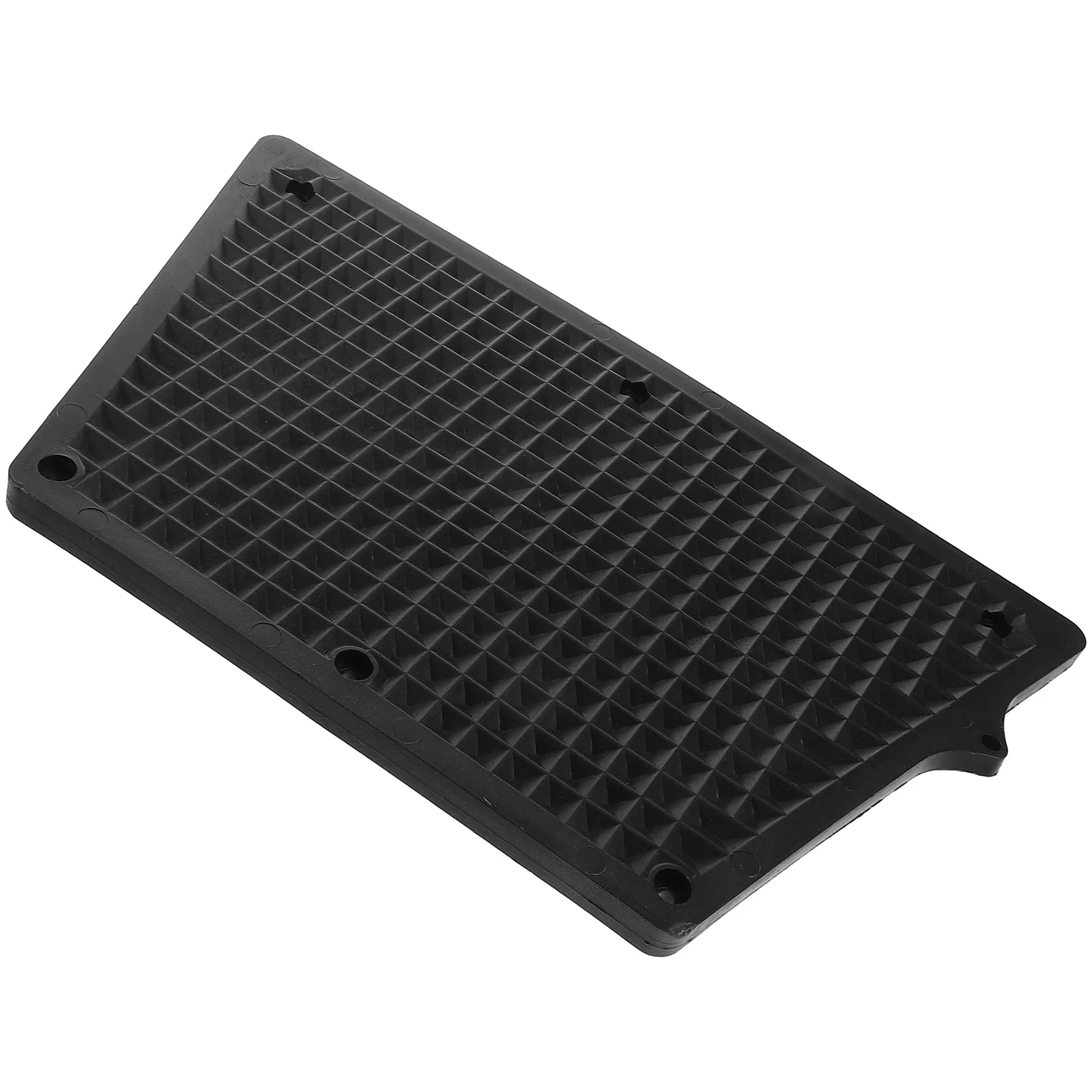 

Trapezoidal Transom Plate Outboard Mounting Bracket Pad Easy Install for Inflatable Boat Kayak Canoe Fishing Accessories Black