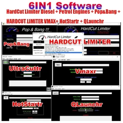 New HardCut Limiter Diesel + Petrol Engines + Pop&Bang + HARDCUT LIMITER VMAX+ HotStartr + QLaunchr Software 6 IN 1 PACKAGE