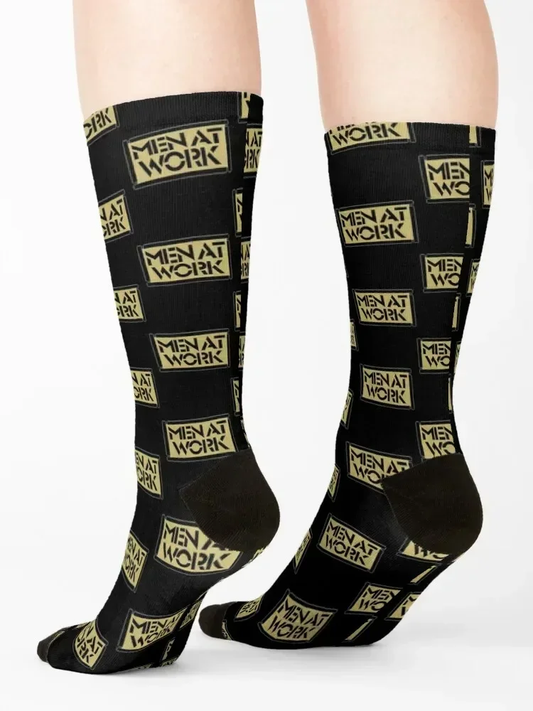 Men at Work Socks Sports christmas gift Stockings compression with print Socks Men Women's