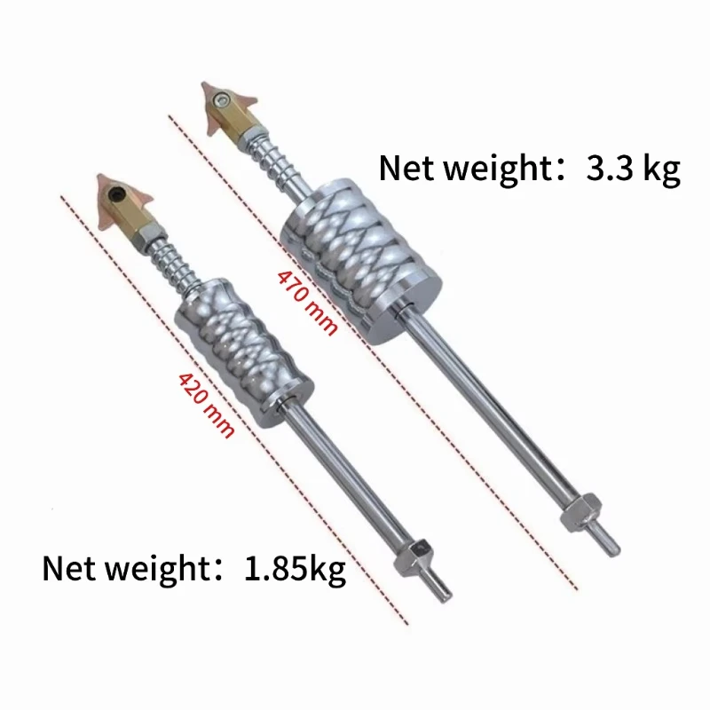 

Steel sliding hammer hand-held removal tool for automobile repair and dent repair