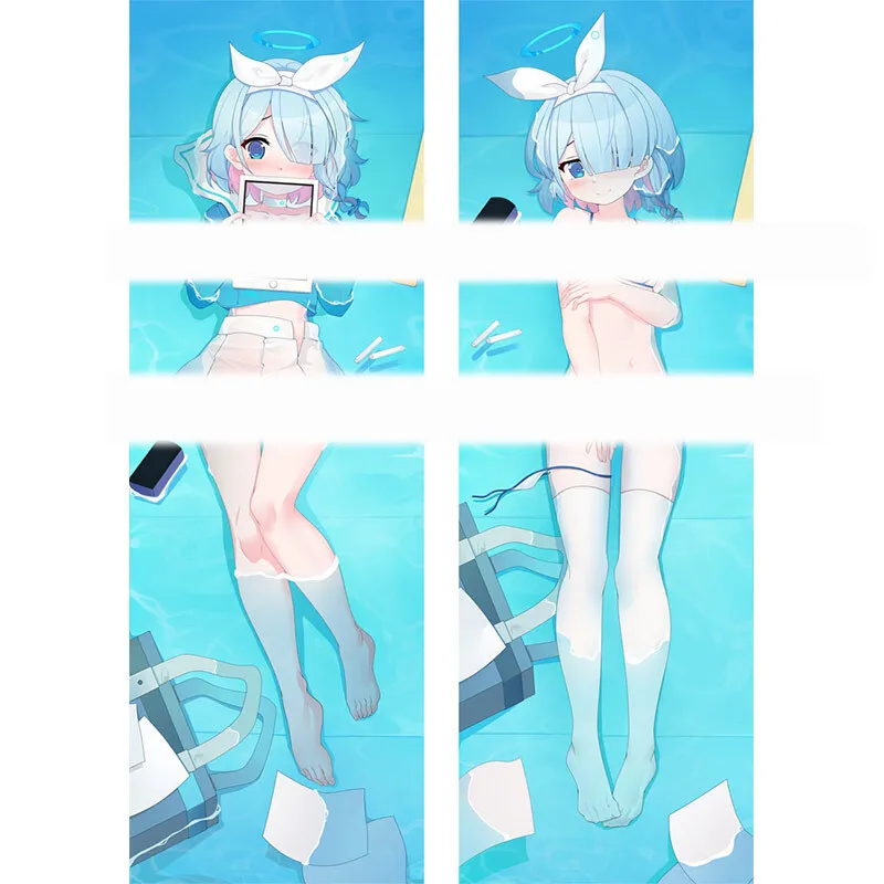 Ainme Blue Archive Arona 2WAY Dakimakura Hing Body Case Otaku Cushion Pillow Cover