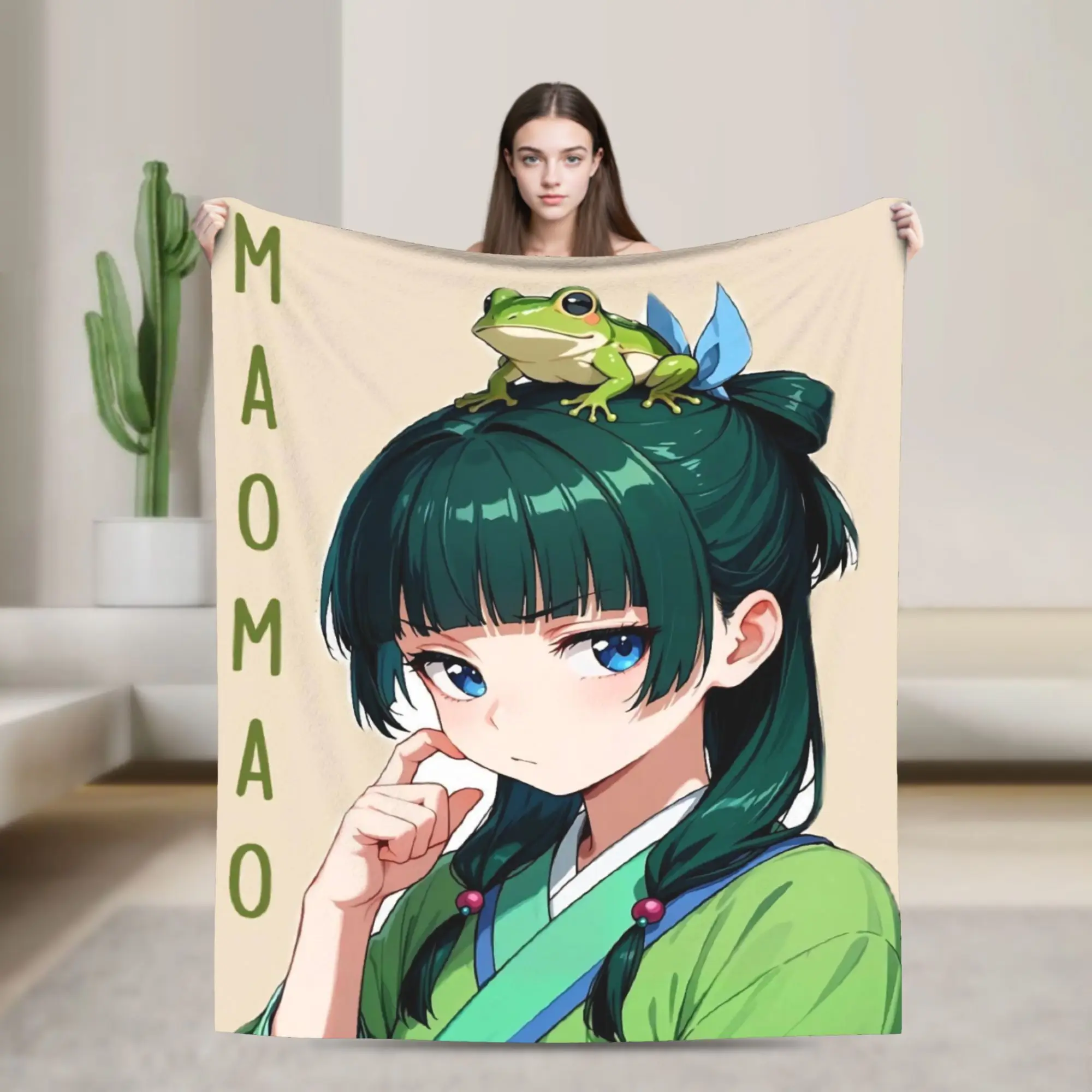 The Apothecary D-Diaries Maomao  Blanket Ultra Soft  Throw Blankets for Sofa 50x60 Inch Multiple Sizes Bedding Throws