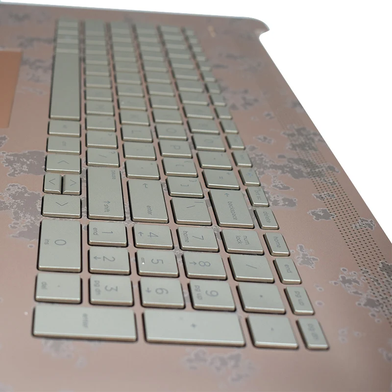 NEW Original Laptop Palmrest Upper Case Backlit Keyboard Rose Gold For HP 17-CA 17-BY Series