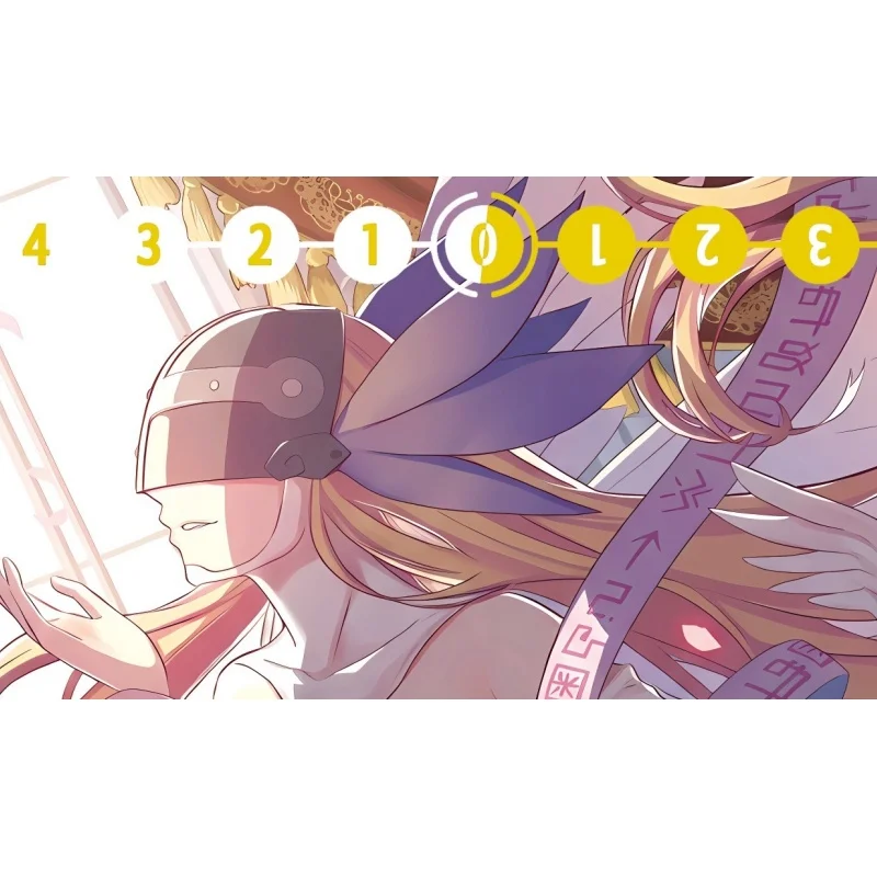 600x350mm Diy Digimon TCG Angewomon Custom Playmat 1.5mmSeamless Edges Single Rubber Flash Board Game Card Mat Mouse Pad Gifts view 3