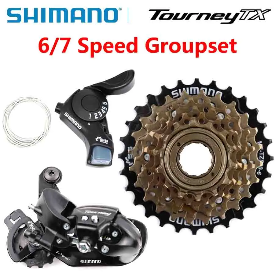 シマノ Tourney 6/7s グループセット 6/7速 SL TX30 シフター RD TY300