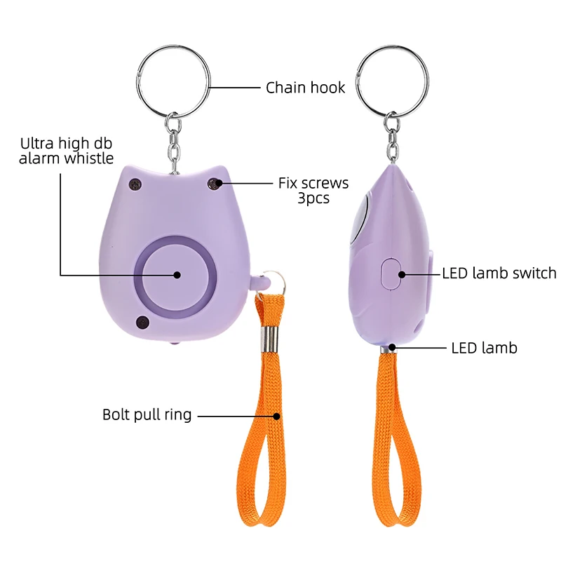 Dispositivo portátil de autodefensa para mujer, alarma de autodefensa, artefacto antilobo, llamada de grito para estudiantes, nuevo