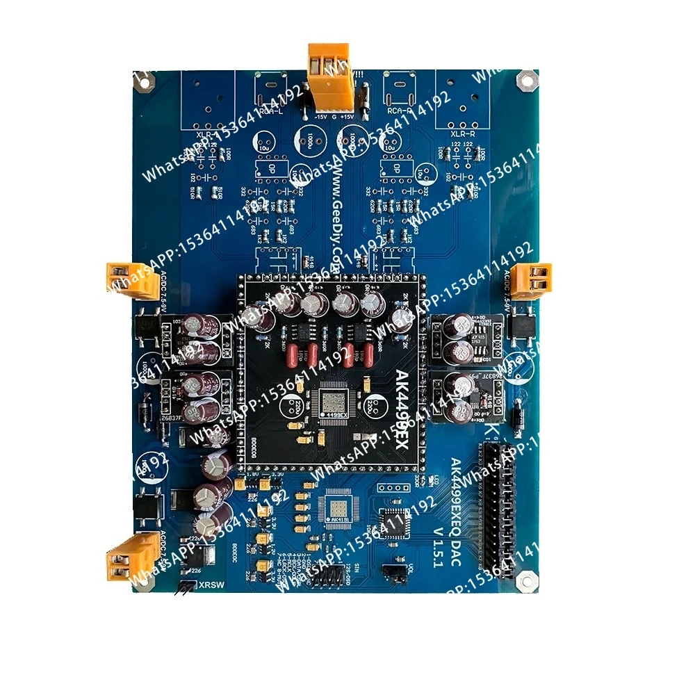 AK4499EXEQ+AK4191EQ Audio DAC Decoder Differential (Balanced) Single-ended RCA Output I2S/DSD 32bit 1536KHZ DSD1024
