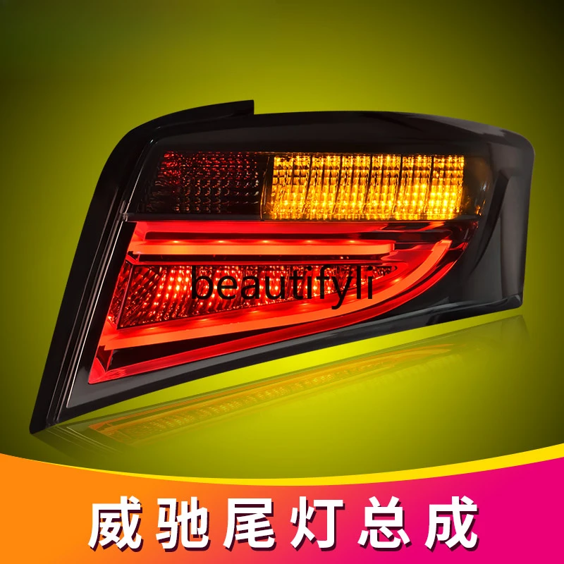 

Dedicated to Vios LED taillight assembly 13-16 Vios modified blackened LED rear taillight assembly