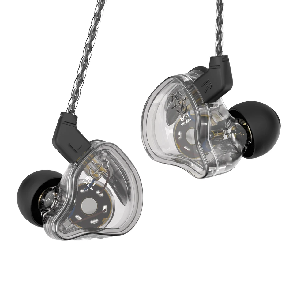 CCZ Melody DD and BA Hybrid Earphones Wired Hifi Headphone Type C