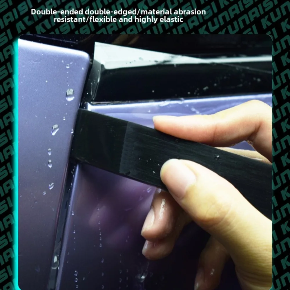 ALIWRAP 2 in 1 Mirco Rubber PPF Squeegee Scraper for Car Paint Clear Film Application Corner Stick Tool Edge Tuking Window Tint