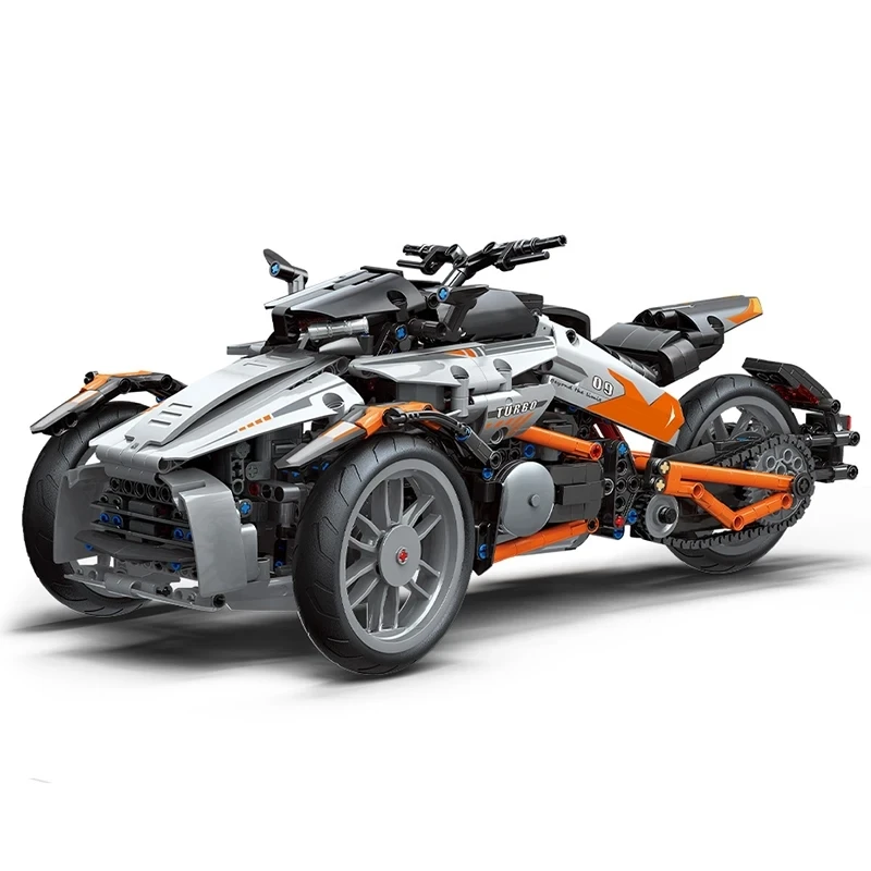 مكعبات بناء للدراجات النارية للأطفال ، موديل دراجة نارية ، قوة محرك ، تطبيق تقني ، جهاز تحكم عن بعد ، هدية لعبة للأولاد ، مدينة ، MOC ، من من من من من من من من من #6