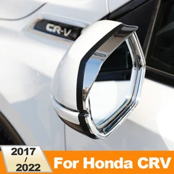 For Honda crv CR-V 2017 2020 2021 2022 ABS Carbon Car Rearview Mirror Rain Shade Rainproof Blades Cover Trim Sticker Exterior