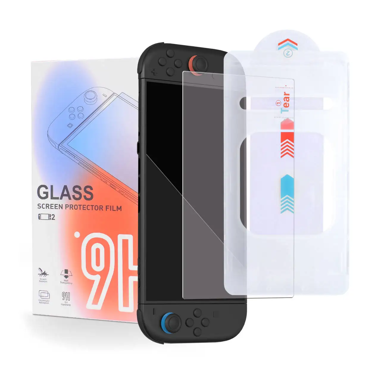 

Switch 2 Accessory Self-Aligning Screen Protector for Nintendo Switch 2 9H Tempered Screen Protector Easy Installation Kit