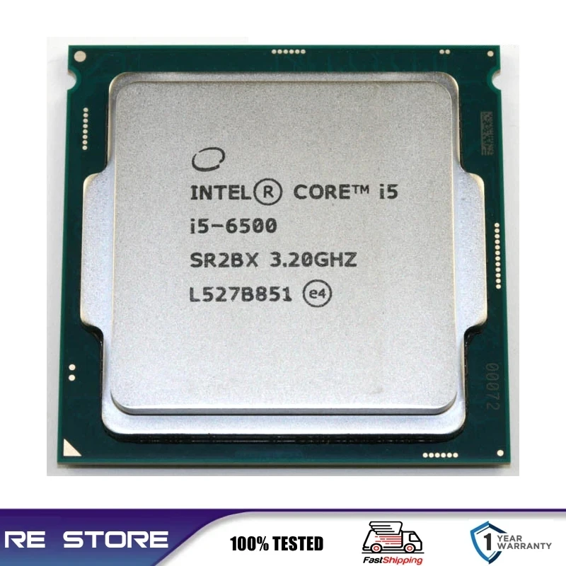 Processador CPU Intel Core i5 6500 Quad-Core, LGA 1151, 3,2 GHz