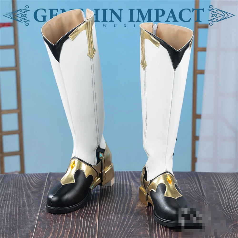 AGCOS Presale Genshin Impact Xingqiu Cosplay Shoes Boots