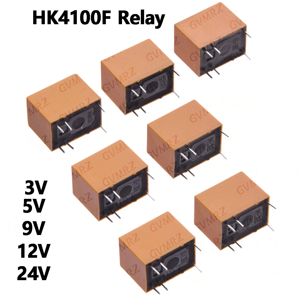 1PCS/5PCS 9V / 12V / 24V Relay HK4100F-DC12V-SHG HK4100F-DC5V-SHG 6 pin 3A 3V / 5V /  HK4100F-DC24V-SHG HK4100F-DC3V-SHG