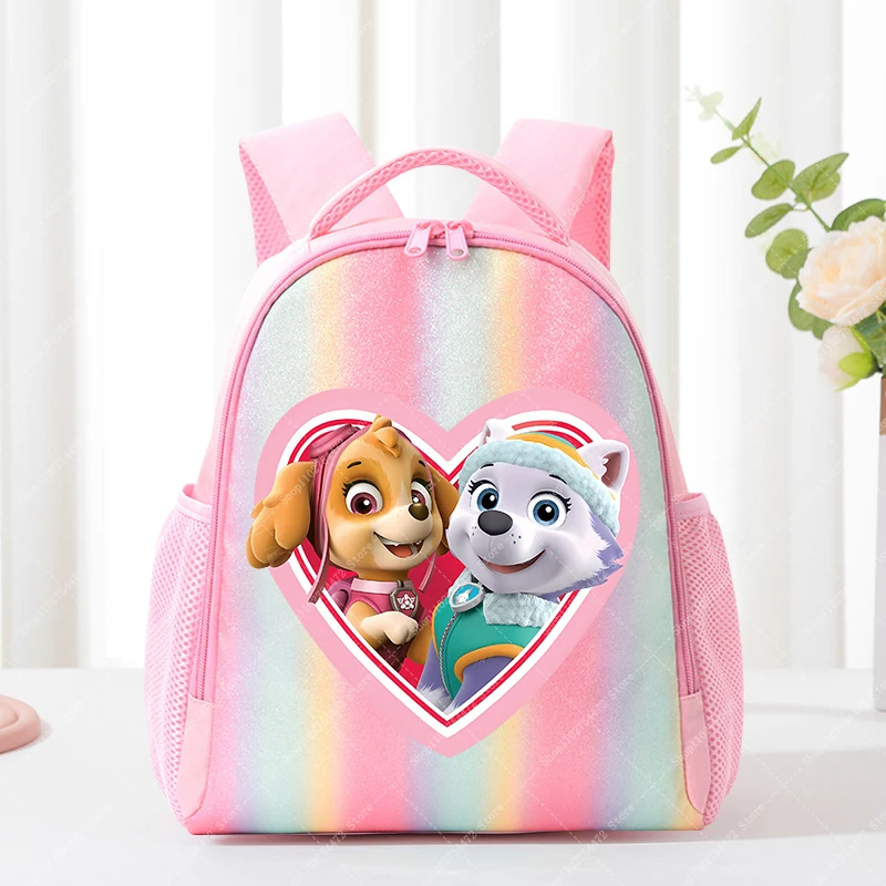 باو باترولز الاطفال أنيمي لطيف على ظهره الأطفال الكرتون المدرسية عارضة الملحقات سكاي فتاة الأزياء حقيبة كتب حقيبة عيد الميلاد هدية