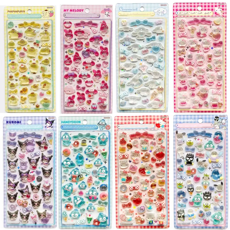 Pegatinas HEW Bonbon Drop Seal, Lindas Pegatinas Tamagotchi 3D para Decorar Fundas de Teléfono, Álbumes de Recortes, Portátiles, Pegatinas Bonbon Drop Seal para Álbumes de Recortes, Regalo para Fiestas