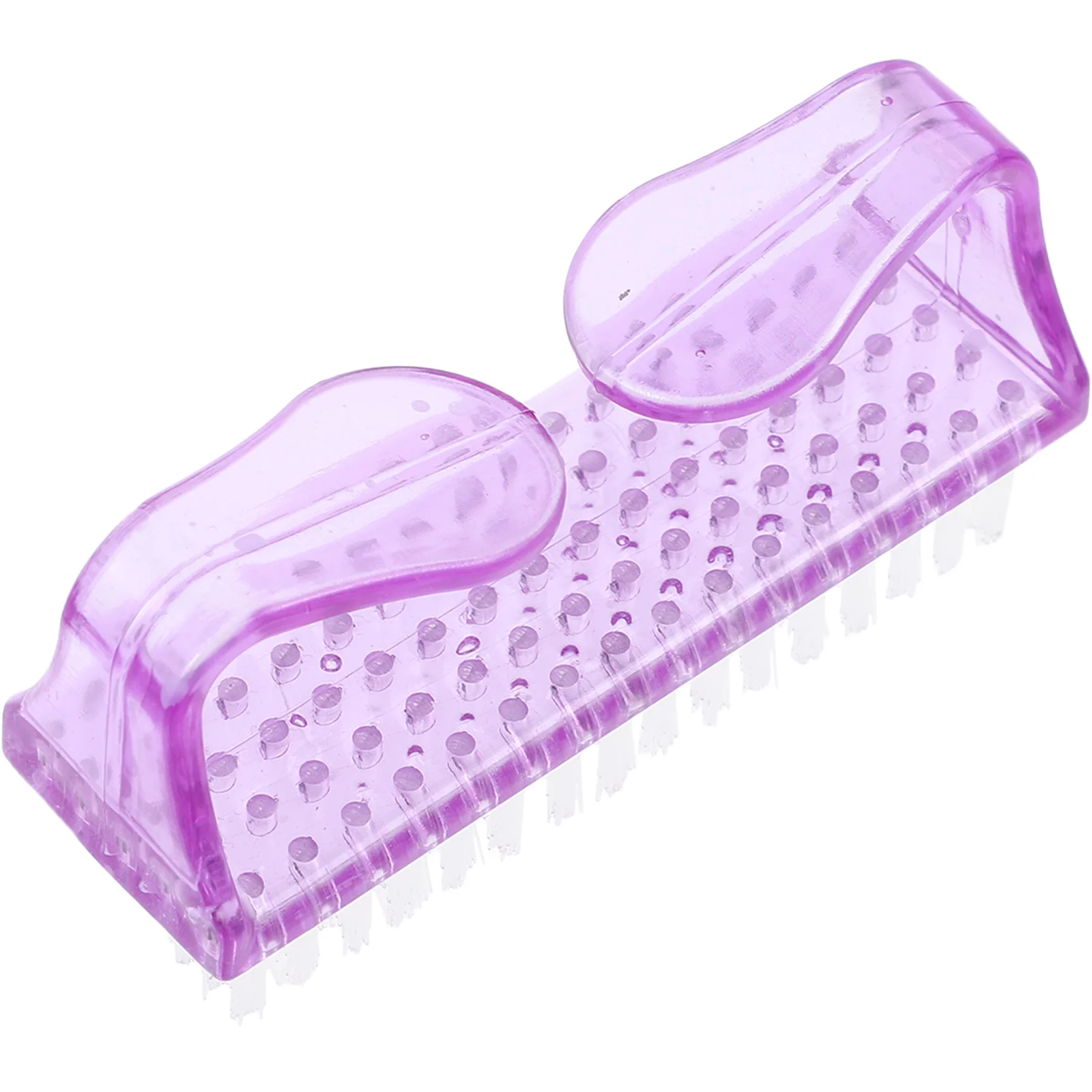 

1pc Nail Brush For Cleaning Fingernails Home Manicure Scrub Dust Plastic Household Hand Foot Care Tool Fingernail Scrub Brush