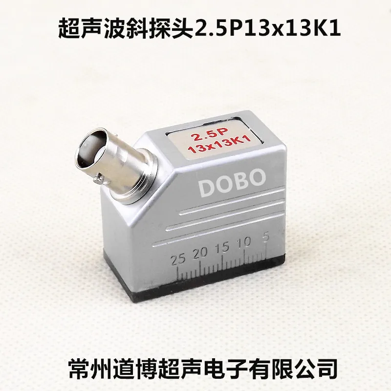 Ultrasonic Oblique Probe 2.5P13 × 13K1 General-purpose Flaw Detector Probe Metal UT Probe Transducer