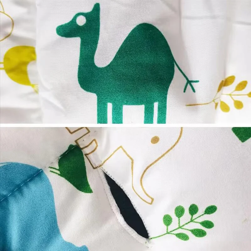 Cojín para silla de comedor suave y cómodo para niños y niñas, almohadilla Universal para cochecito, patrón de estampado de dibujos animados, estera de algodón para cochecito de bebé
