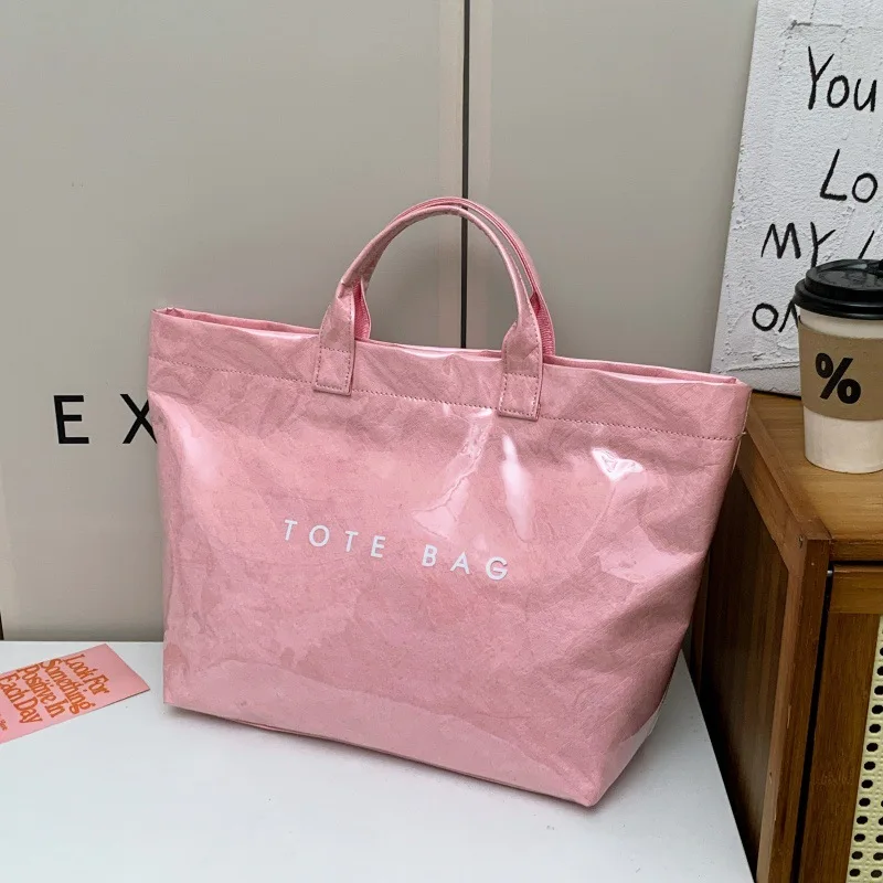 

Сумка-тоут из ПВХ, клетчатые рабочие сумки, кошельки, большая сумка на плечо, пластиковая сумка для переноски, все сумки для женщин, работа, путешествия, модная сумка для покупок