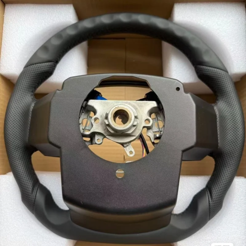 For Land Cruiser Prado LC250 LC200 LC300 FJ300 FJ200 LC79 LC76 Customized Perforated Leather Sports Style Steering Wheel