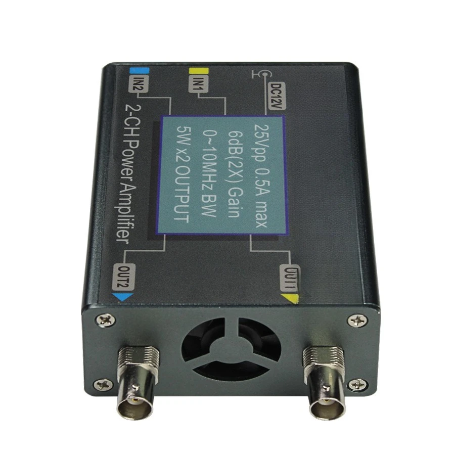 High Power Dual Channel Function Signal Generator Power Amplifier DC Amplifier 10MHz