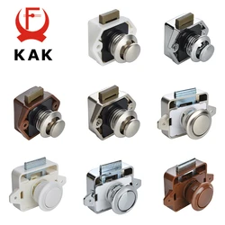 KAK 20 pieces RV Lock Push Lock for Camper Car RV Yacht Push Locks Furniture Cabinet Door Lock Hardware Child Safety Drawer Lock