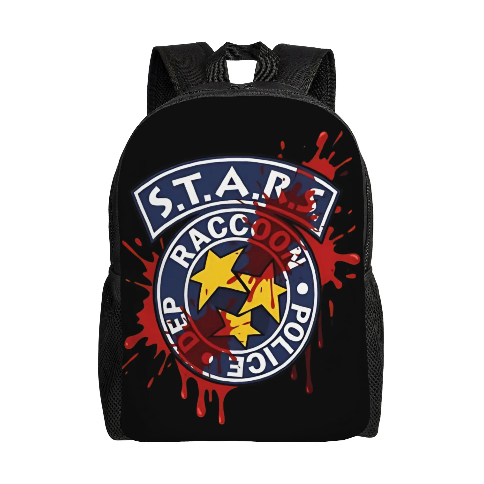 

Рюкзак ADA Resident Evil для мужчин, с принтом, из полиэстера, для отдыха, школы, активного отдыха, красочный