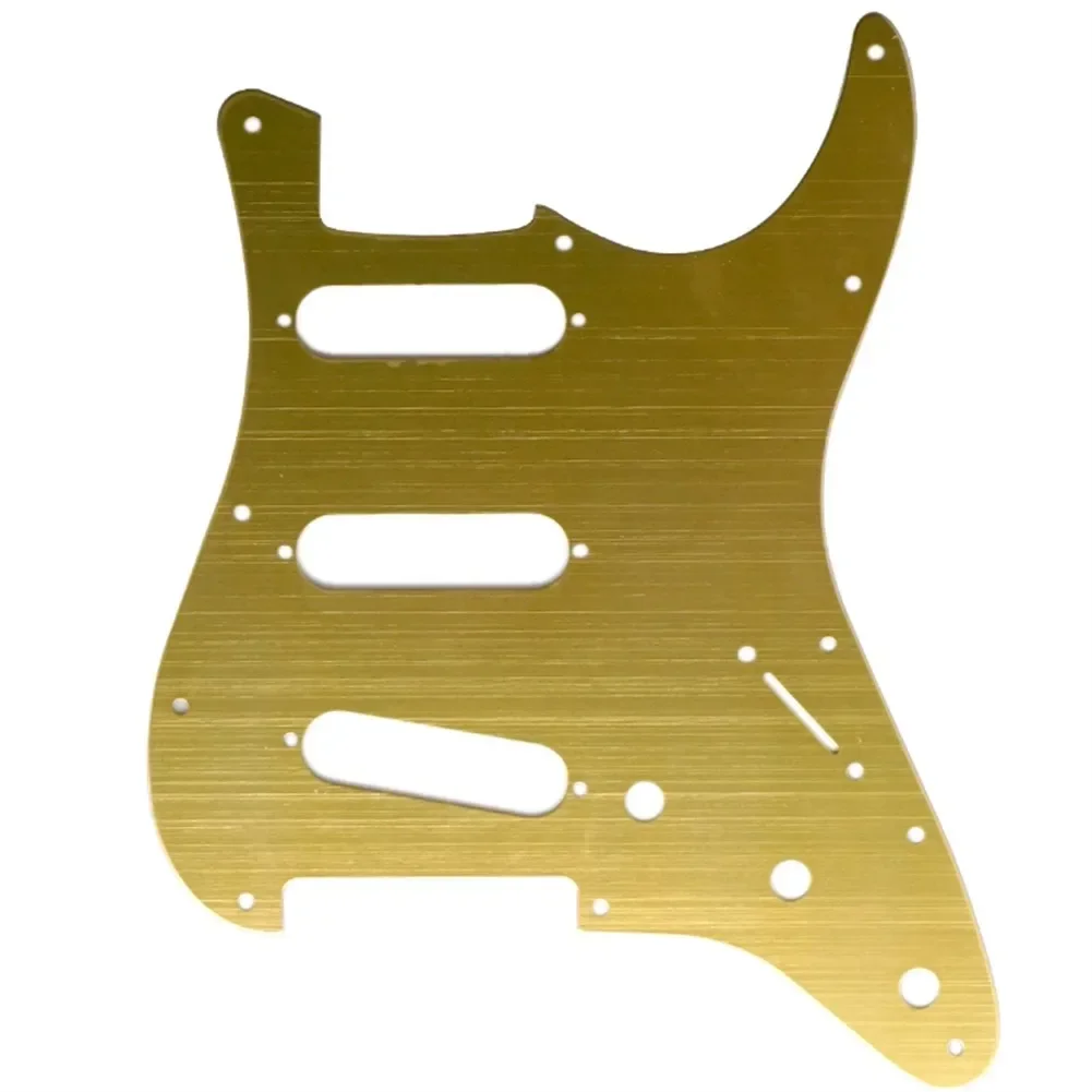 11 Hole SSS Metal Guitar Pickguard Scratch Plate For ST Electric Guitars Aluminum Guitar Parts Replacement 5 Colors