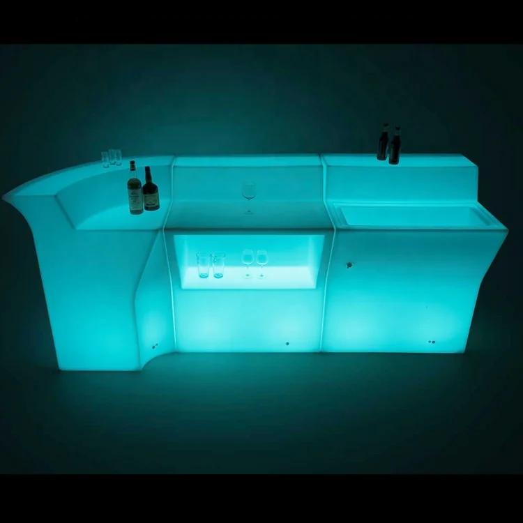 Criativo Bar Counter Mesas Decorativas, Útil LED Moda, Mais Novo