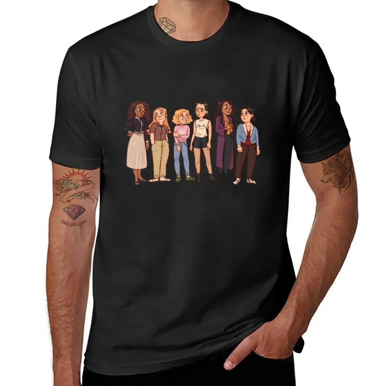 New YELLOWJACKETS LINEUP T-Shirt Tee shirt sports fan t-shirts Men's cotton t-shirt