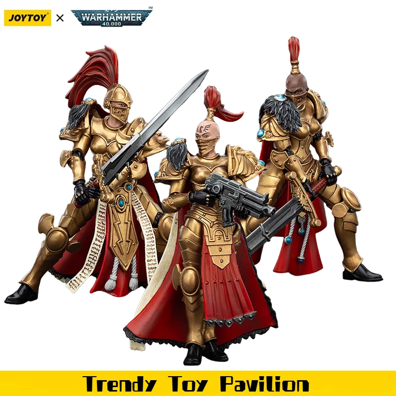 

【JOYTOY】Warhammer 40K Sisters of Silence White Falcons Vigilator Cadre 1/18 Фигурка аниме
