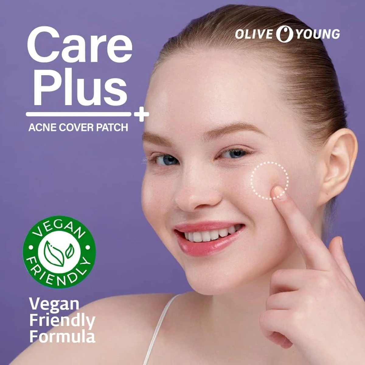 Olive Young Care Plus Spot Cover Spot Patch, Tekstura hydrożelowa, Dopasowuje się do skóry, Delikatna naprawa, Pielęgnacja awaryjna, K-Beauty, Koreański makijaż