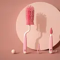 pink-Rotating Brush