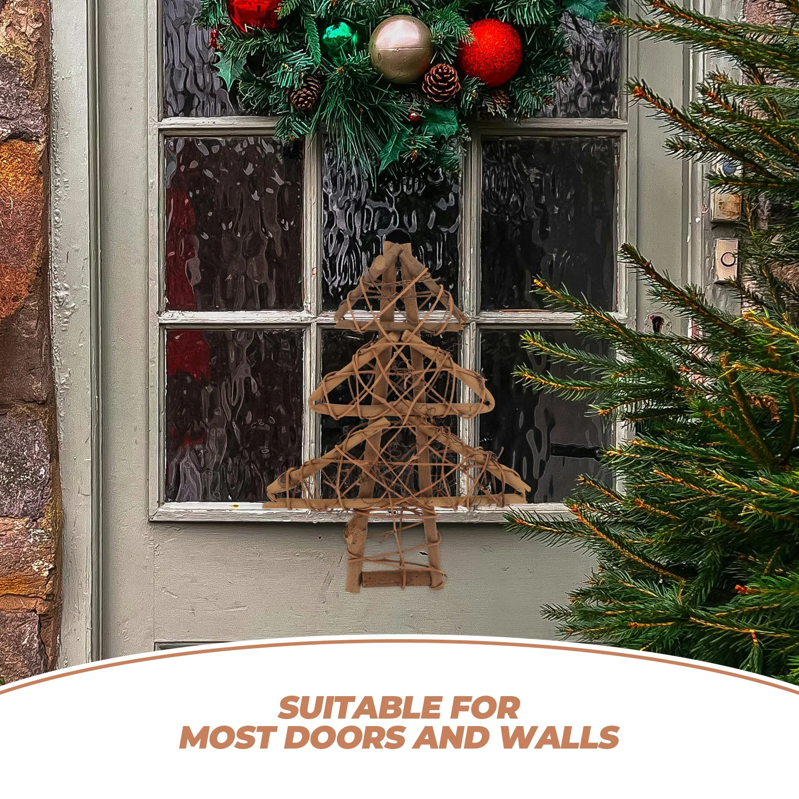 

Natural Rattan Frame For Diy Christmas Crafts Small Plain Grapevine Garland Festive Holiday Home Decoration Diy Wreath Frame