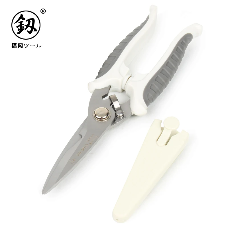 

1PC Stainless Steel Electrician Scissors Multifunction Manually Shears Groove Cutting Wire And Thin steel Plate Hand Tools