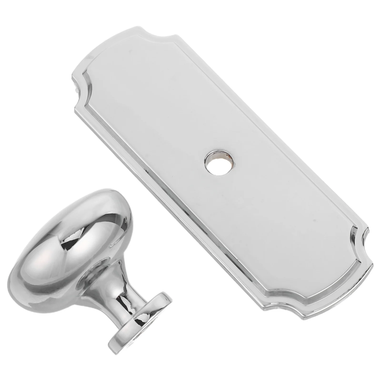 Cabinet Pull Handle Zinc Alloy Single Hole Drawer Pull Vintage Metal Knob For Kitchen Wardrobe Furniture Silver Cupboard